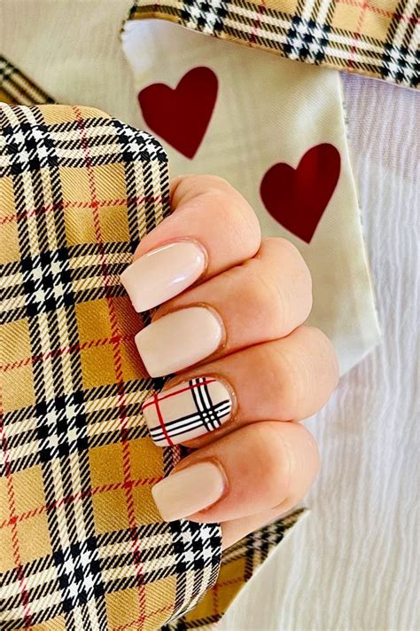 burberry nails pinterest